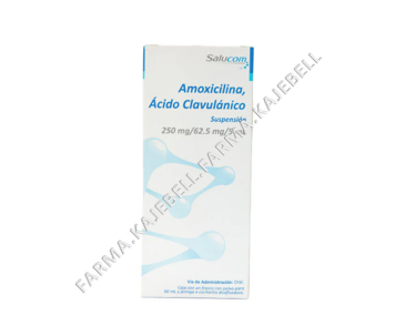 AMOX/CLAV 250/62.5MG C/60ML 1FCO SUOR Amoxicilina/Acido Clavulanico