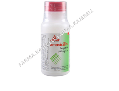 AMOXICILINA SUSP. 500 Mg/5 Ml. Frasco 75 Ml
