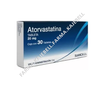 ATORVASTATINA 20 Mg. C/30 Tabletas