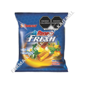 BRONCO FRESH CARAMELO Miel Mentol c/2 Pzs. 66 G.
