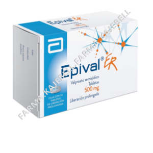 EPIVAL ER 500 Mg. C/30 Tabletas