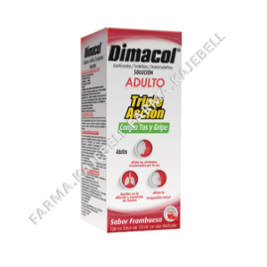 DIMACOL SOL. Adulto Fco. 150 ML. 200-2000-100 MG/100 ML.