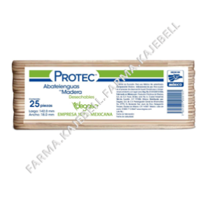 ABATELENGUAS de MADERA Paquete C/25 Piezas