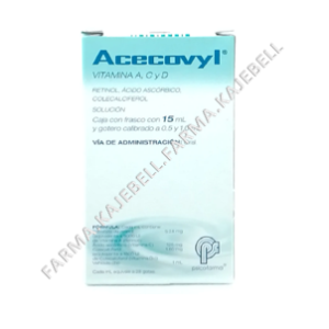 ACECOVYL 9000ui/125Mg/1800ui/1 ML. C/1 Frasco y Gotero 15 Ml.