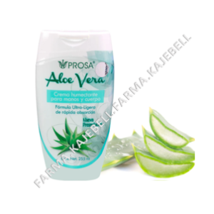 ALOE VERA Crema Humectante Corporal Frasco C/255 Ml