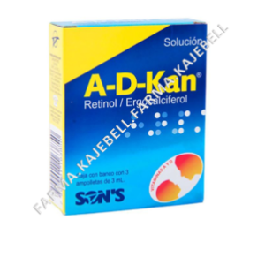 A-D-KAN 6000-400 UI/3 Ml. C/3 Ampulas