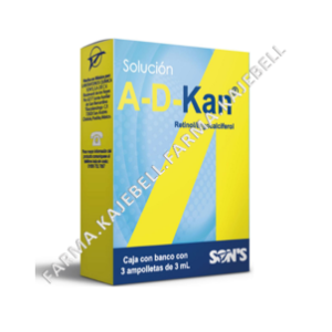 A-D-KAN 6000-400 UI/3 Ml. C/3 Ampulas