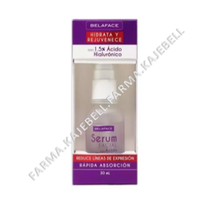BELAFACE SERUM FACIAL c/ACIDO HIALURONICO Frasco 30 Ml