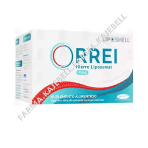 ORREI HIERRO LIPOSOMAL 7MG - GEL 30X5G