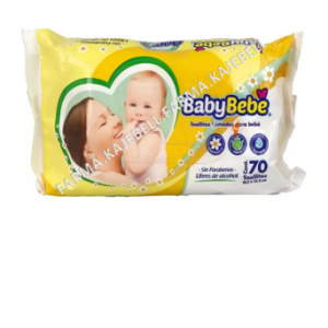 BABY BEBE Toallitas Humedas Paq. C/ 70 Piezas