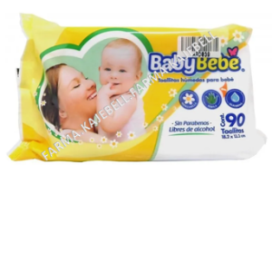 BABY BEBE Toallitas Humedas Paq. C/ 90 Piezas