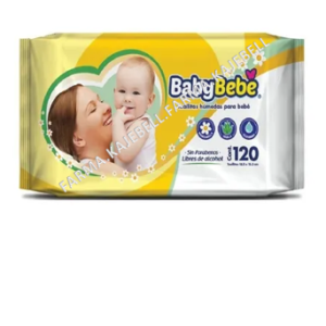 BABY BEBE Toallitas Humedas Paq. C/120 Piezas