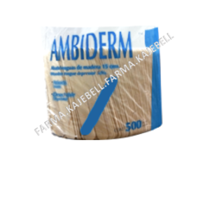 ABATELENGUAS de MADERA Paquete C/500 Piezas