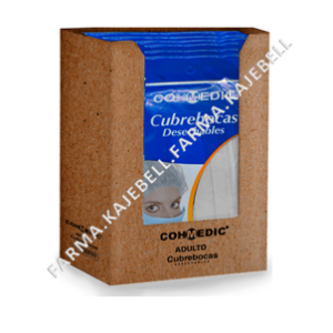 CUBREBOCAS DESECHABLE COHMEDIC BCO 5PZS