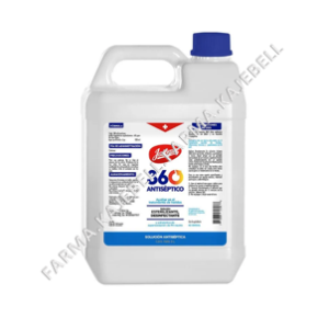360 ANTISEPTICO SOLUCION 5 Litros 60 PPM